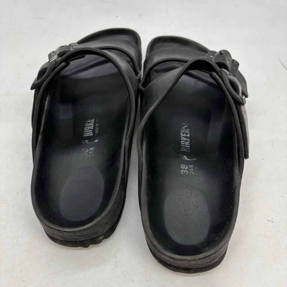 Birkenstock EVA Arizona Shoes Womens 7 Mens 5.5 Essentials Slip On Sandal Black